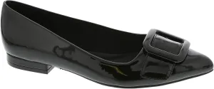 Anne Klein Women's Ballet Flat Kalea, Black Patent, 10