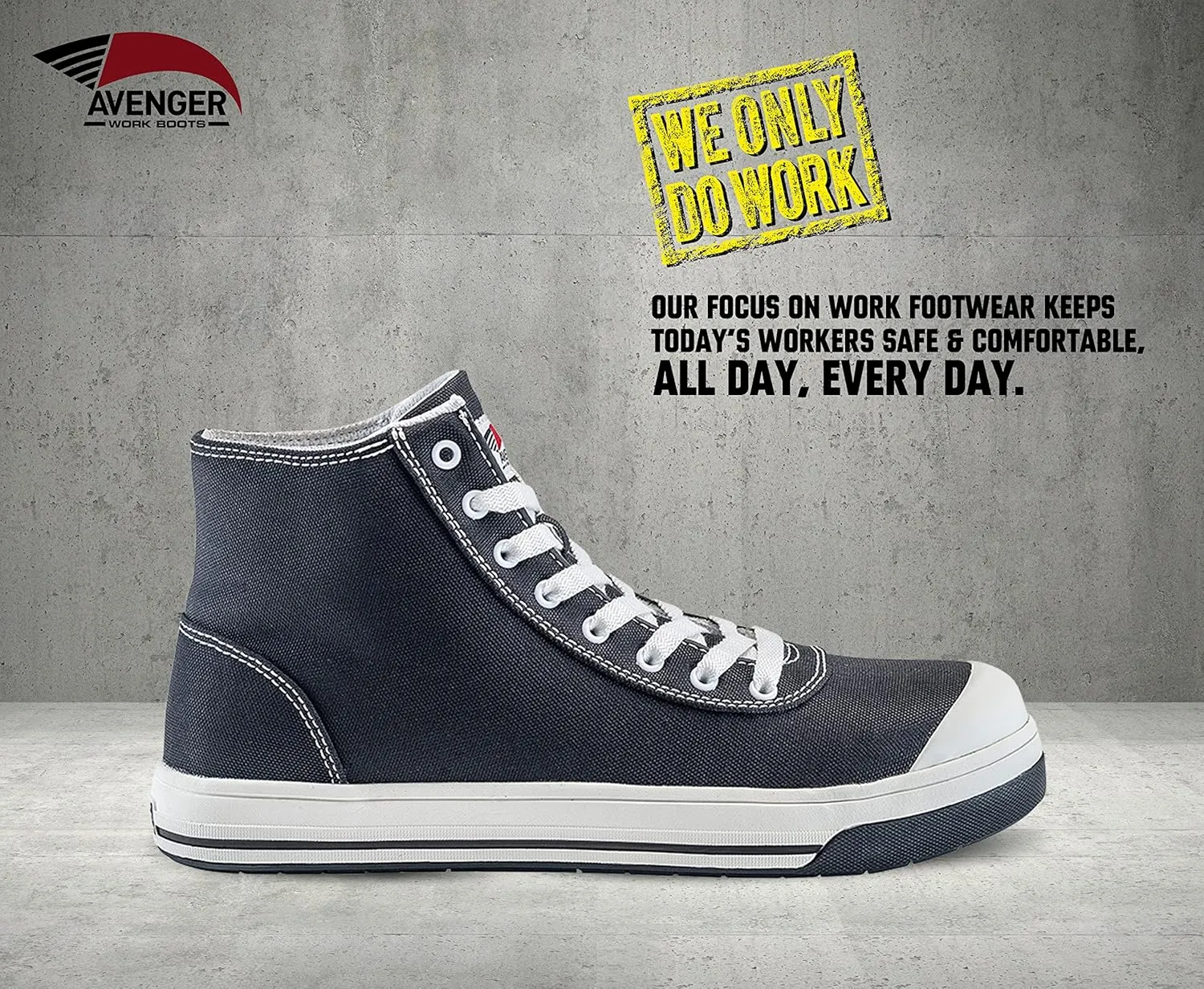 Avenger Work Boots Men's High Top Industrial Shoe