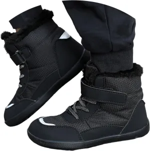 Boots for Girls Kids Winter Snow Boots Waterproof Outdoor Warm Fur Lined Shoes Cold Weather Warm Resistance Hook Loop Boots