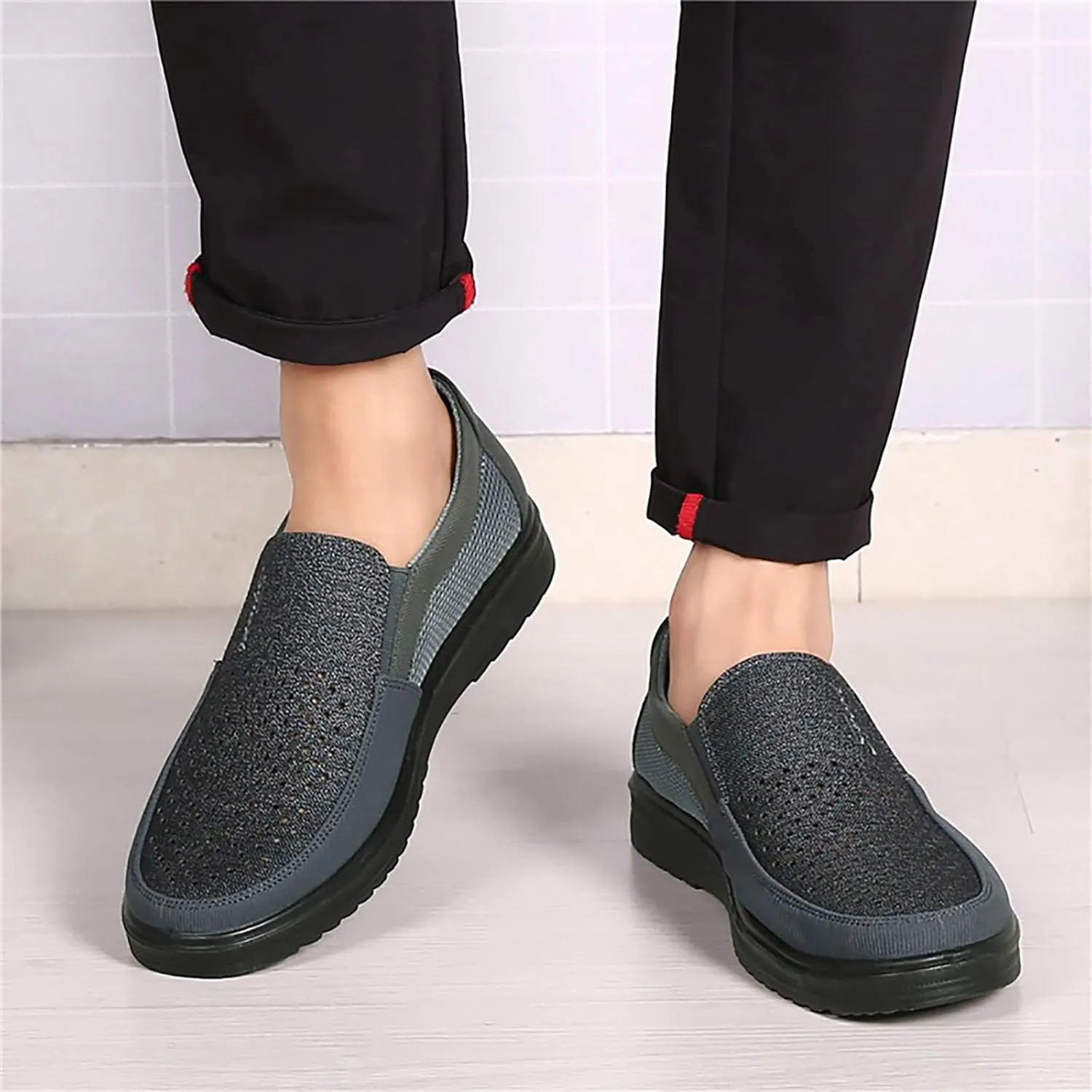 COSIDRAM Mens Loafer Casual Shoes Comfort Lightweight Driving Travel Walking Shoes for Adult Male