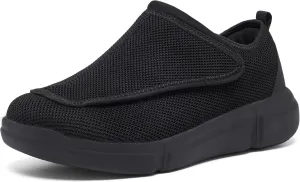 Diabetic Shoes for Women - Extra Wide Slip-On Orthopedic Walking Shoes with Adjustable Strap for Swollen Feet & Neuropathy