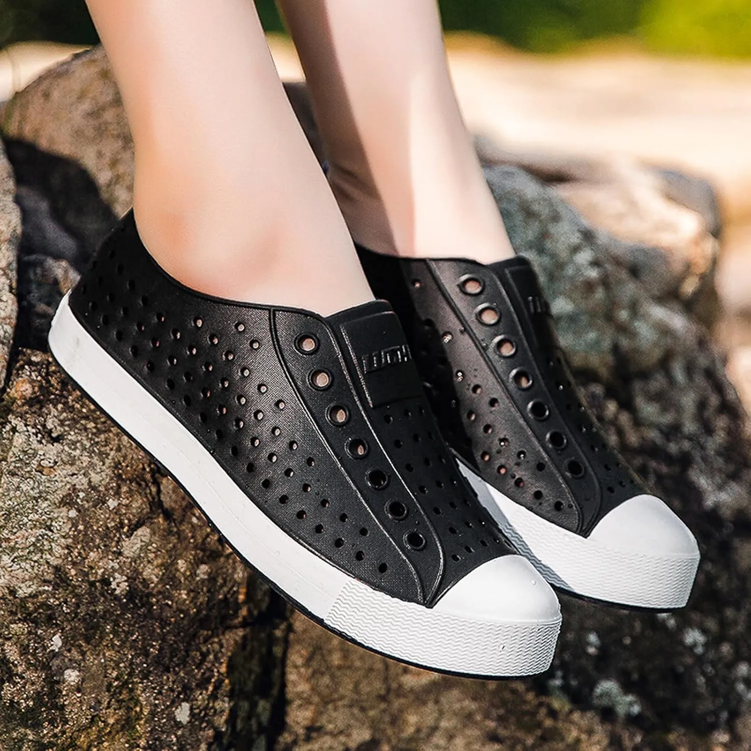 FLIOZY Waterproof Garden Clogs for Men and Women - Lightweight Breathable EVA Slip-On Shoes - Comfortable Non-Slip Casual Footwear for Outdoor, Beach, Everyday Wear