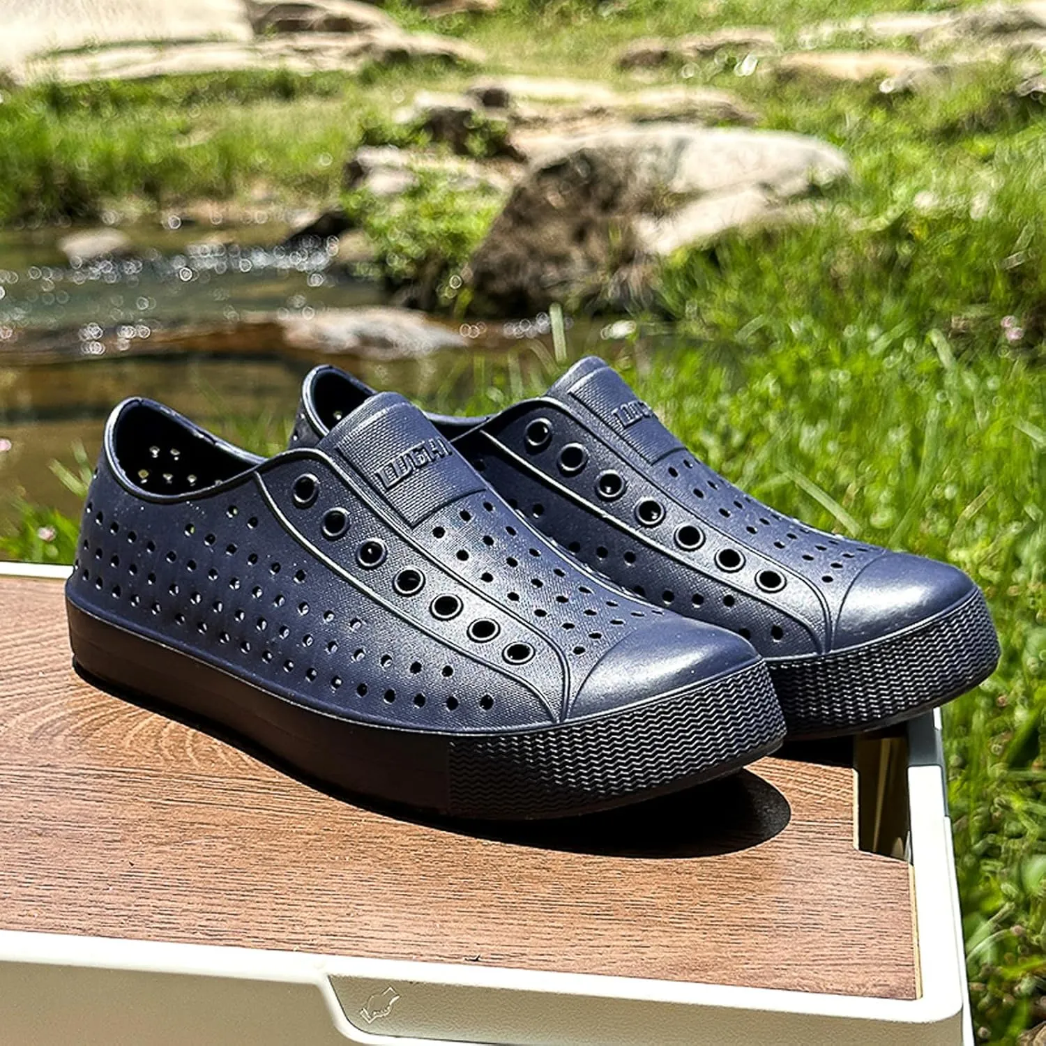 FLIOZY Waterproof Garden Clogs for Men and Women - Lightweight Breathable EVA Slip-On Shoes - Comfortable Non-Slip Casual Footwear for Outdoor, Beach, Everyday Wear