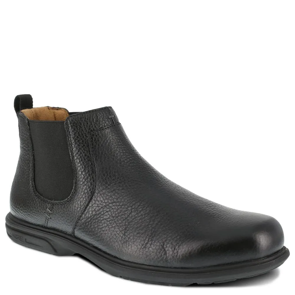 Florsheim Work Loedin Men's Steel Toe Dress Slip-on Boot Black - 13 X-Wide