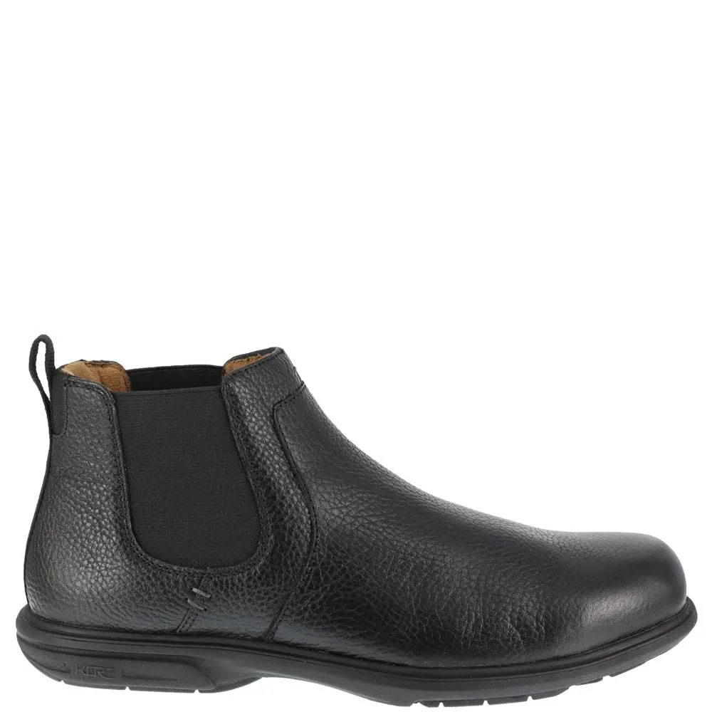 Florsheim Work Loedin Men's Steel Toe Dress Slip-on Boot Black - 13 X-Wide