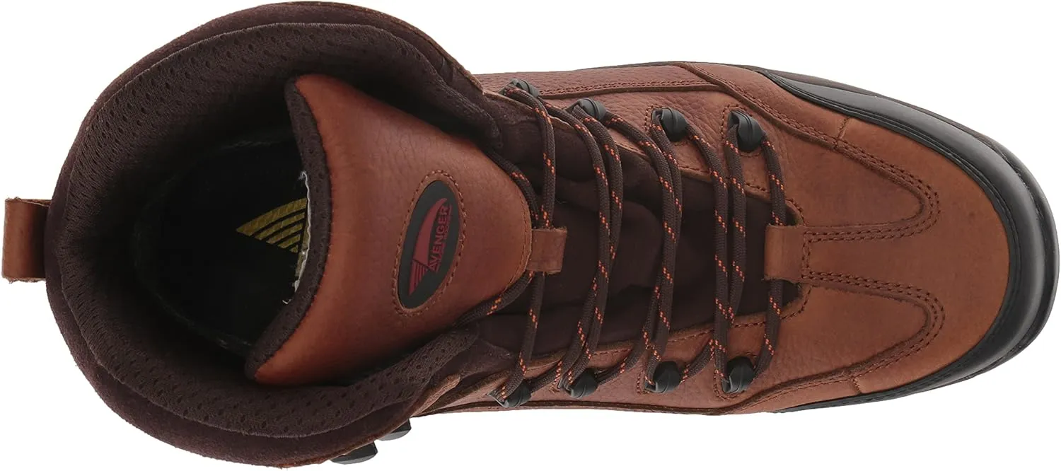 FSI AVENGER Men's 6" Leather Waterproof Comp Toe No Exposed Metal EH Work Boot