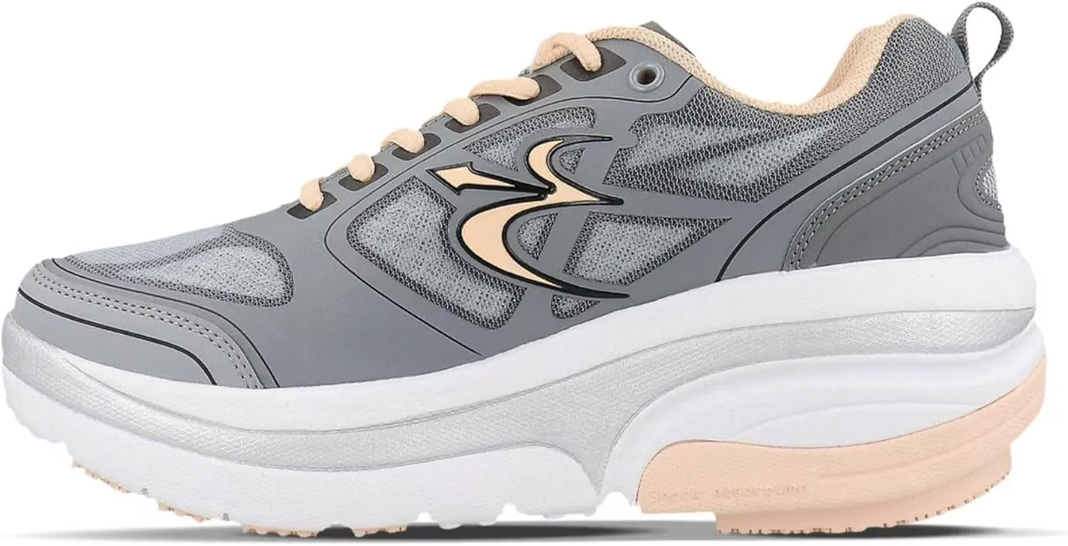 G-DEFY ION Womens Orthopedic Walking Shoe | VersoShock Technology for Pain Associated with Prolonged Standing or Walking | Arch Support | Diabetic Shoes | Wide Shoes | Free Custom Orthotic