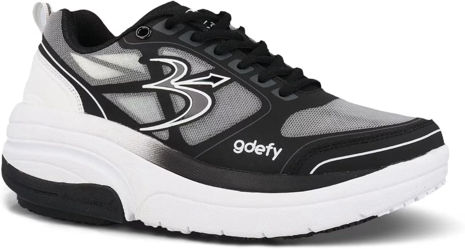 G-DEFY ION Womens Orthopedic Walking Shoe | VersoShock Technology for Pain Associated with Prolonged Standing or Walking | Arch Support | Diabetic Shoes | Wide Shoes | Free Custom Orthotic