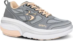 G-DEFY ION Womens Orthopedic Walking Shoe | VersoShock Technology for Pain Associated with Prolonged Standing or Walking | Arch Support | Diabetic Shoes | Wide Shoes | Free Custom Orthotic