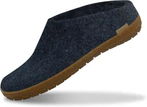 Glerups 100% high quality wool mix Slipper with rubber sole - Unisex Slip-on