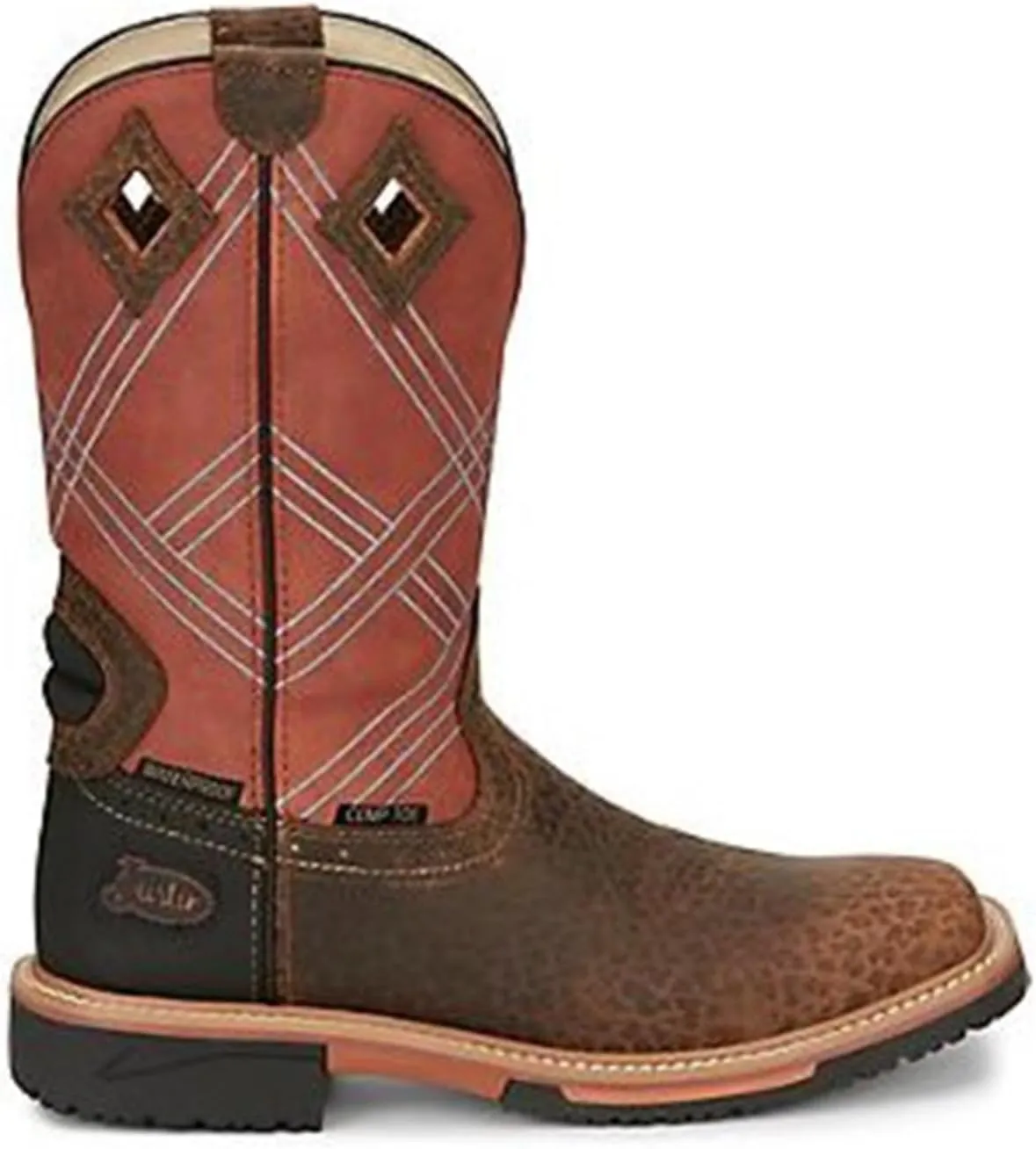 Justin Mens Dalhart Safety Toe Boots