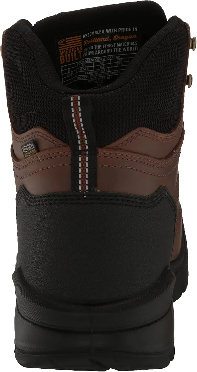 KEEN Utility Men's Independence 6" Composite Toe Waterproof 400G Insulated Work Boot