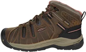 KEEN Utility Women's Flint II Mid Height Soft Toe Waterproof Non Slip Work Boot