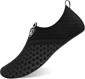 L-RUN Womens Mens Water Shoes Barefoot Skin Aqua Socks for Run Dive Surf Pool Beach Yoga Quick Dry Swim Shoes Non-Slip