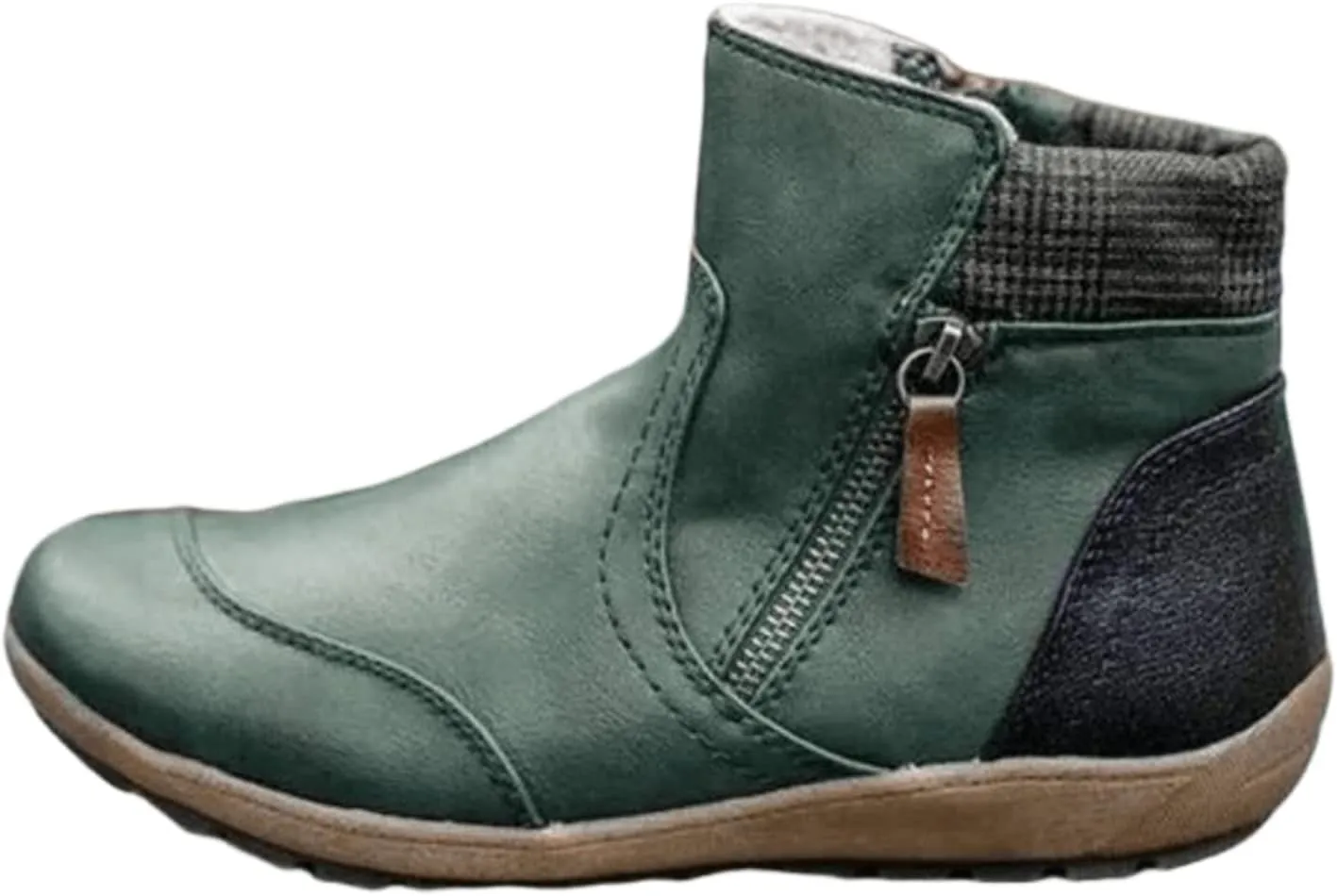Ladmiple Boots For Women Ankle Booties Dressy Cowgirl Cowboy Western Short Booties Fashion Classic Retro Casual Walking Shoes