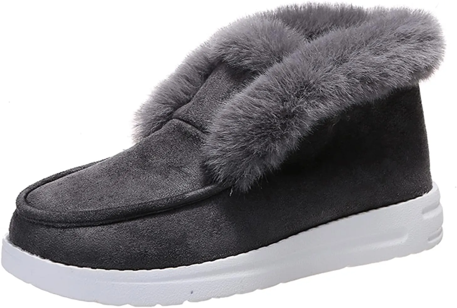 Ladmiple Winter Boots For Women Warm Snow Boots Winter Shoes with Fur Lined Slip On Comfortable Outdoor Ankle Booties