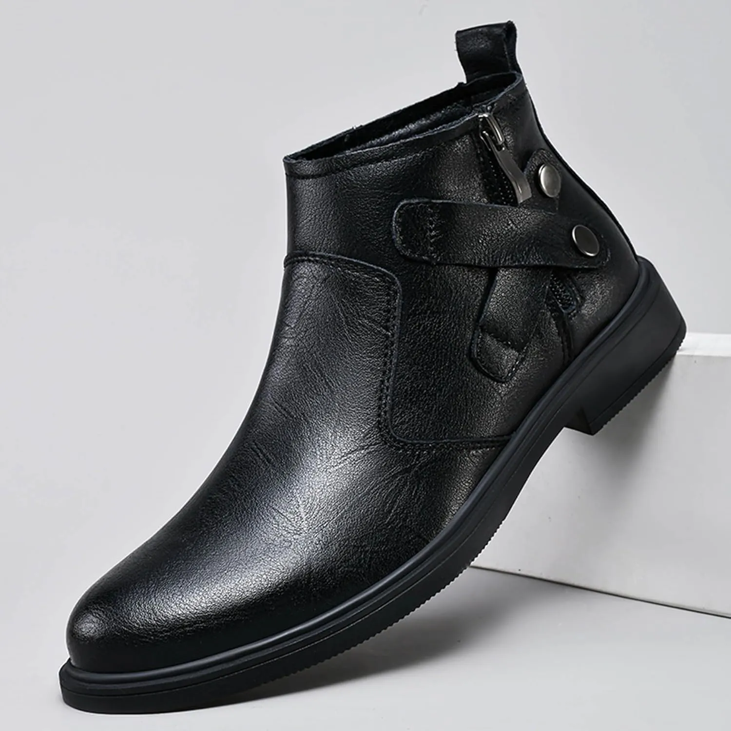 Men's Western Cowboy Boots Pointed Chelsea Boots