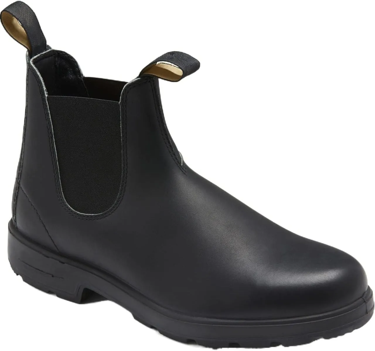 New Men's Chelsea Boots PU Elastic Sided Slip On Anti-slip Non Waterproof Wearable Dress Slip On