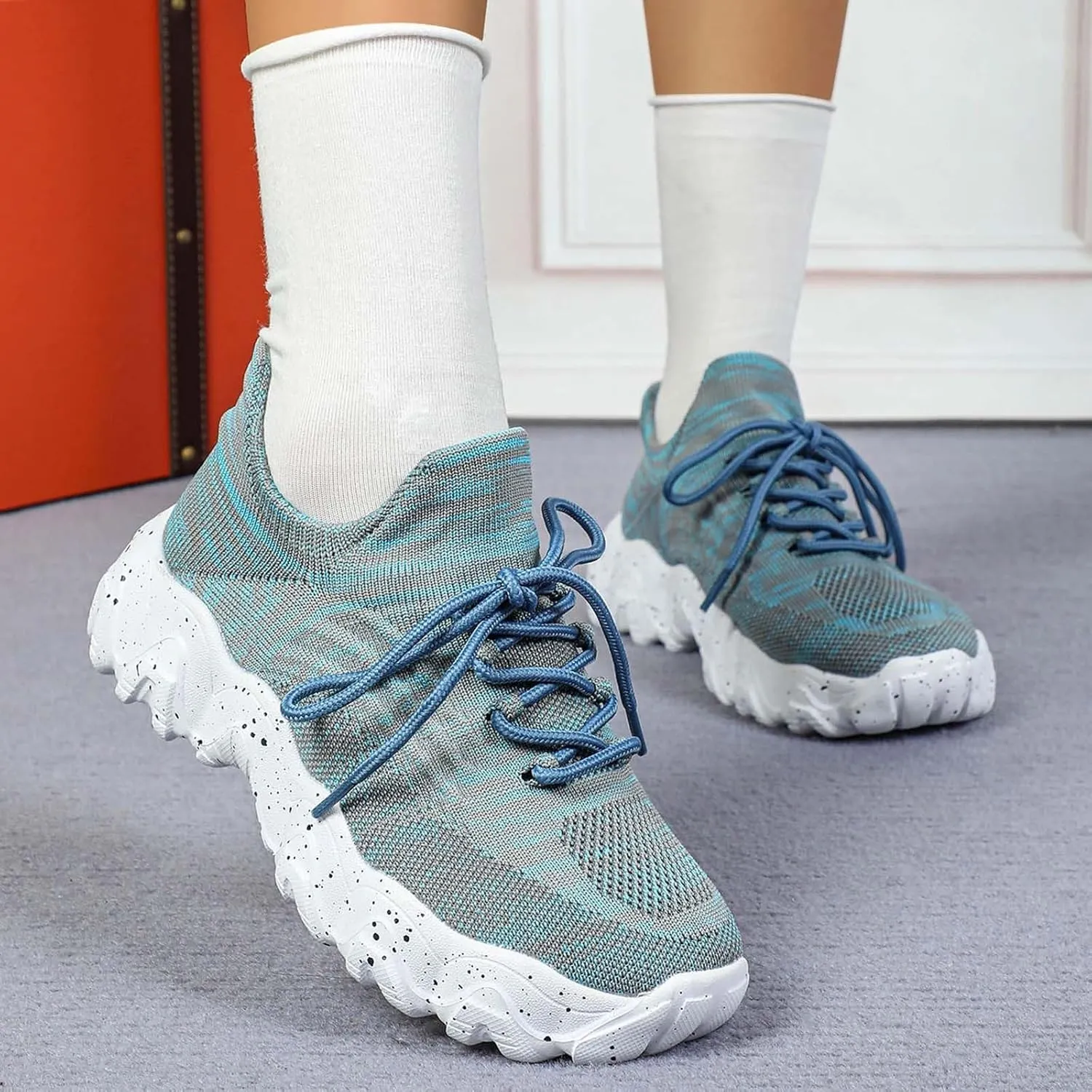 Ortho Pro Shoes for Women Men, Comfortwear Womens Mens Slip-ins Running Shoes Ortho Pro Classic Shoe Men Breathable Ankle Socks Non Slip Mesh Orthopedic Sneakers Walking Shoe