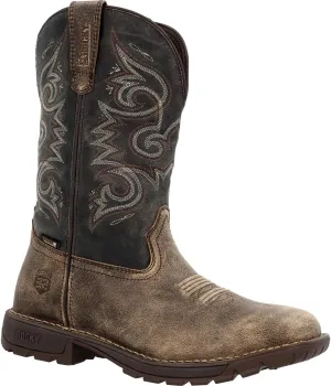 ROCKY Legacy 32 Waterproof Pull-On Boot, Brown, Size 10(W)