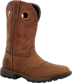 ROCKY Legacy 32 Waterproof Western Boot, Brown, Size 7(W)