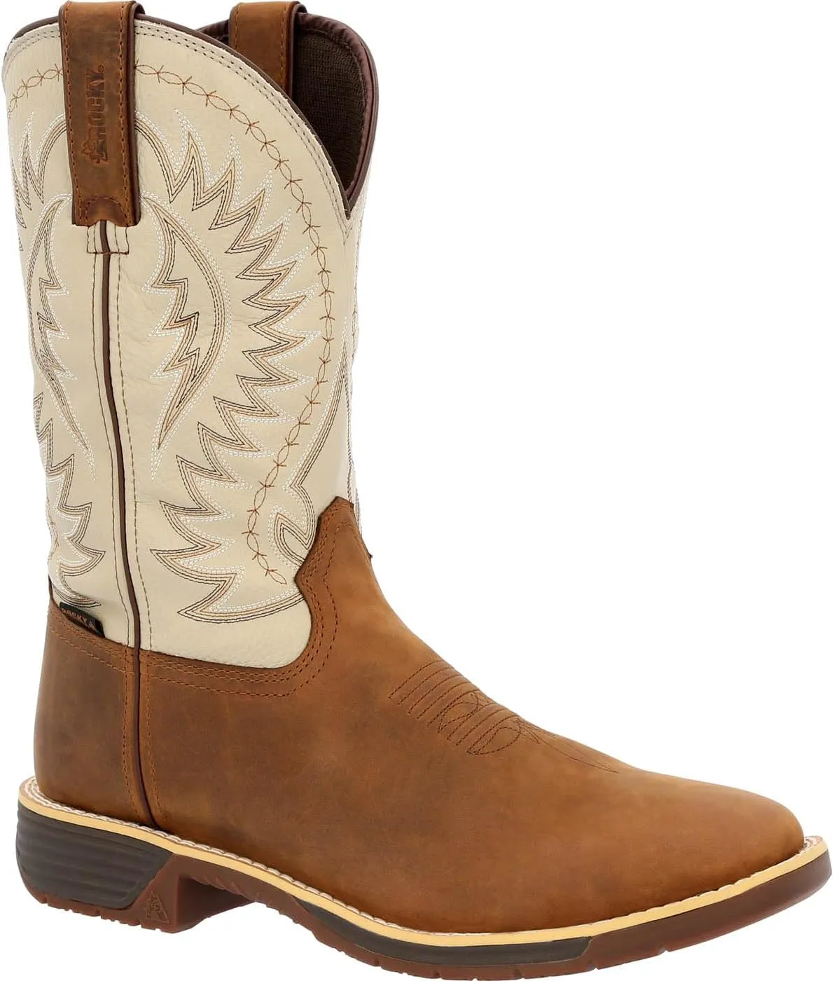 Rocky Rugged Trail Waterproof Western Boot Size 7(W)