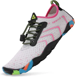 SAGUARO Quick-Dry Water Shoes for Women  Swim Shoes, Beach Shoes, Aqua Shoes with Lightweight, Breathable, Slip-Resistant Design for Pool & Outdoor Use