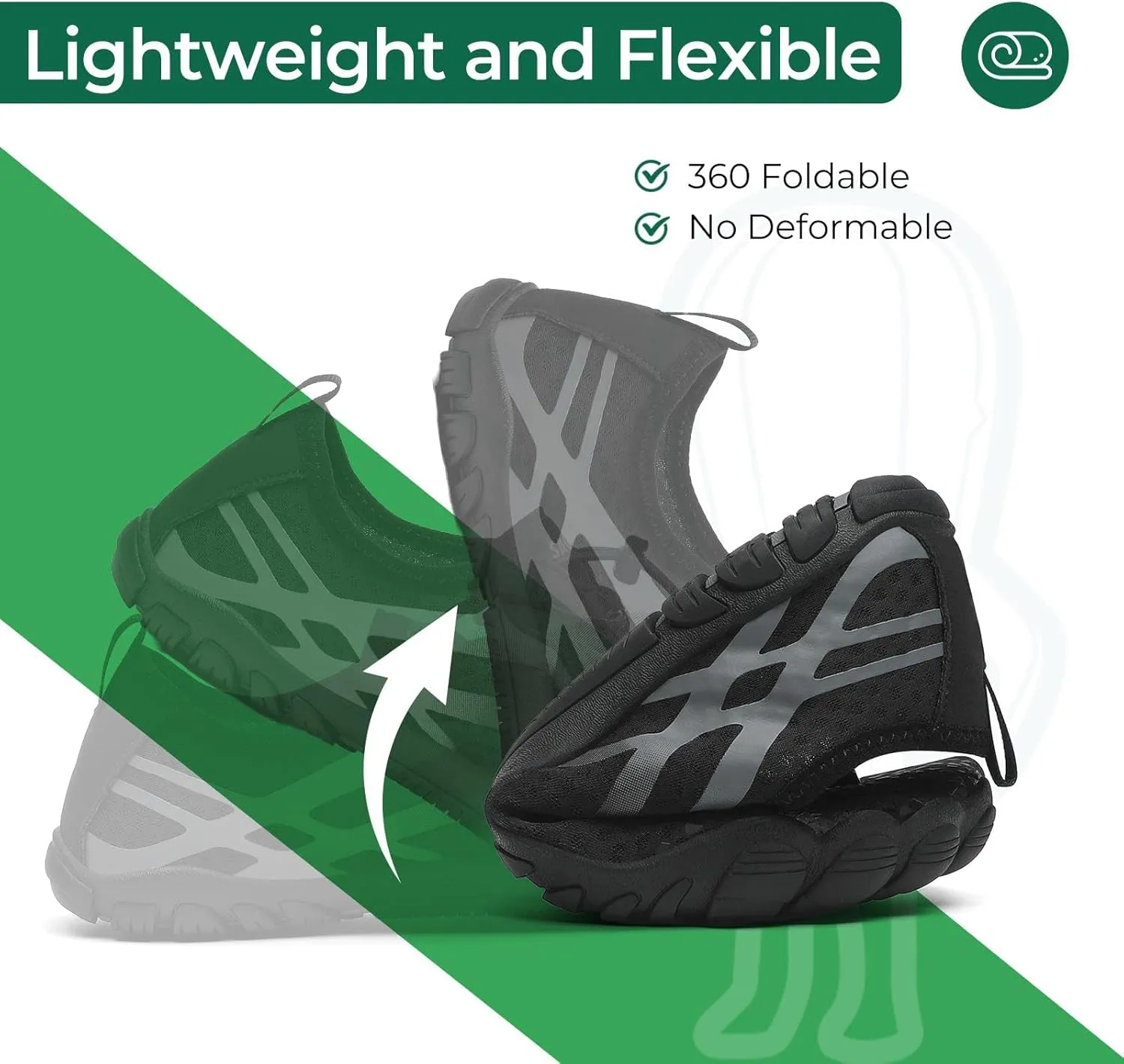 SAGUARO Quick-Dry Water Shoes for Women  Wide Toe Box Barefoot Shoes, Lightweight Breathable for Beach, Swimming and Outdoor Activities Size 6-11.5