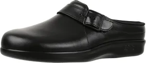 SAS Clog Comfort Slip On Womens Shoes  Leather Upper  Textile Lining  CoolStep Footbed  CradleFit Heel Black 11 W - Wide (C)