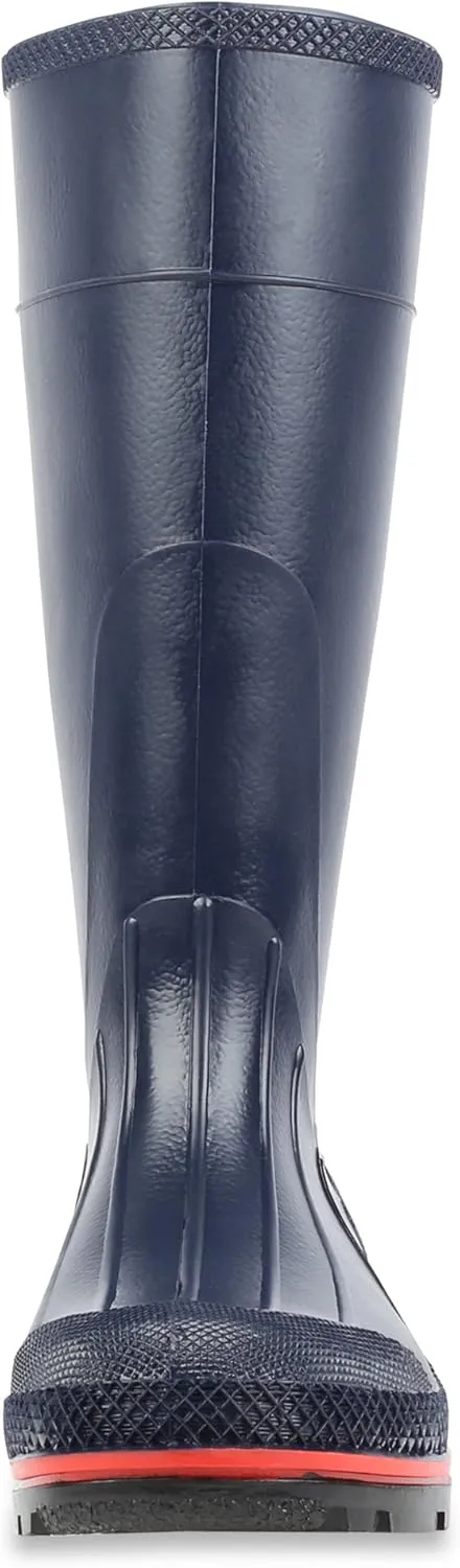 Servus MAX 15" PVC Chemical-Resistant Soft Toe Women's Work Boots, Navy, Red & Black (75126)