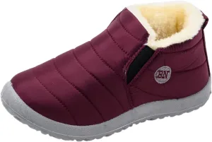 Snow Boots for Women Waterproof Winter Boots Non-slip Warm Fur Booties Winter Warm Outdoor Ankle Boots Comfortable Winter Shoes Trekking Shoes