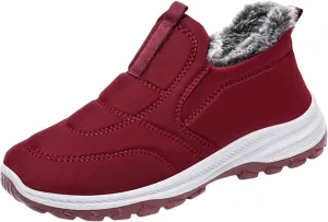 Snow Boots Women Cute Slip On Winter Boots Ladies Women Shoes with Hook Loop Barefoot Shoes Grounded Footwear Hiking Cowboy Boots for Women Mens Booties Winter