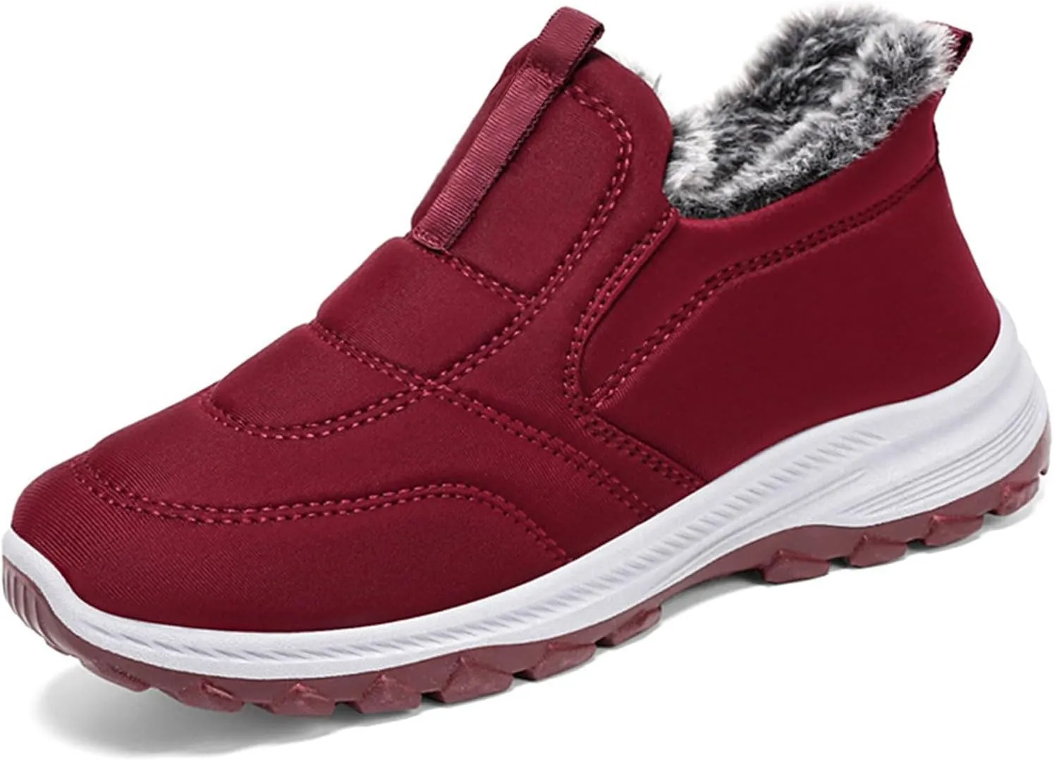 Snow Boots Women Cute Slip On Winter Boots Ladies Women Shoes with Hook Loop Barefoot Shoes Grounded Footwear Hiking Cowboy Boots for Women Mens Booties Winter