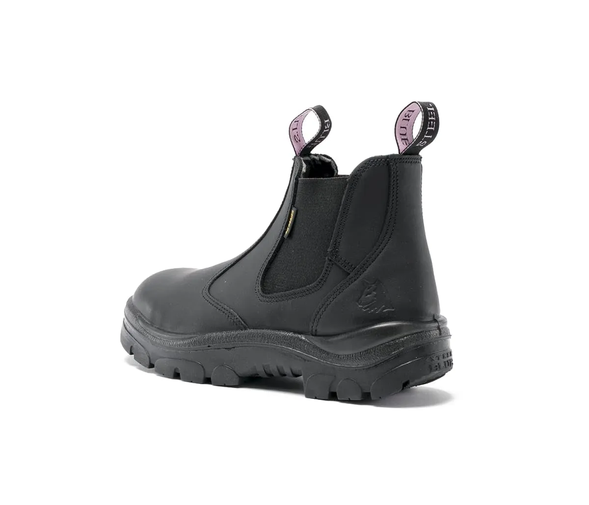 Steel Blue Ladies Hobart Slip-On Style Steel Toe Safety Work Boot
