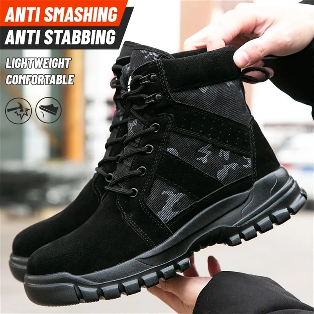 Steel Toe Boots for Men Women Lightweight Safety Boots Indestructible Construction Steel Toe Shoes for Men Composite Toe Boots