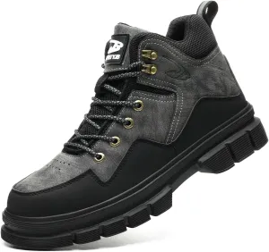 Steel Toe Boots for Men Women Safety Boots Indestructible Composite Toe Boots Lightweight Construction Steel Toe Shoes