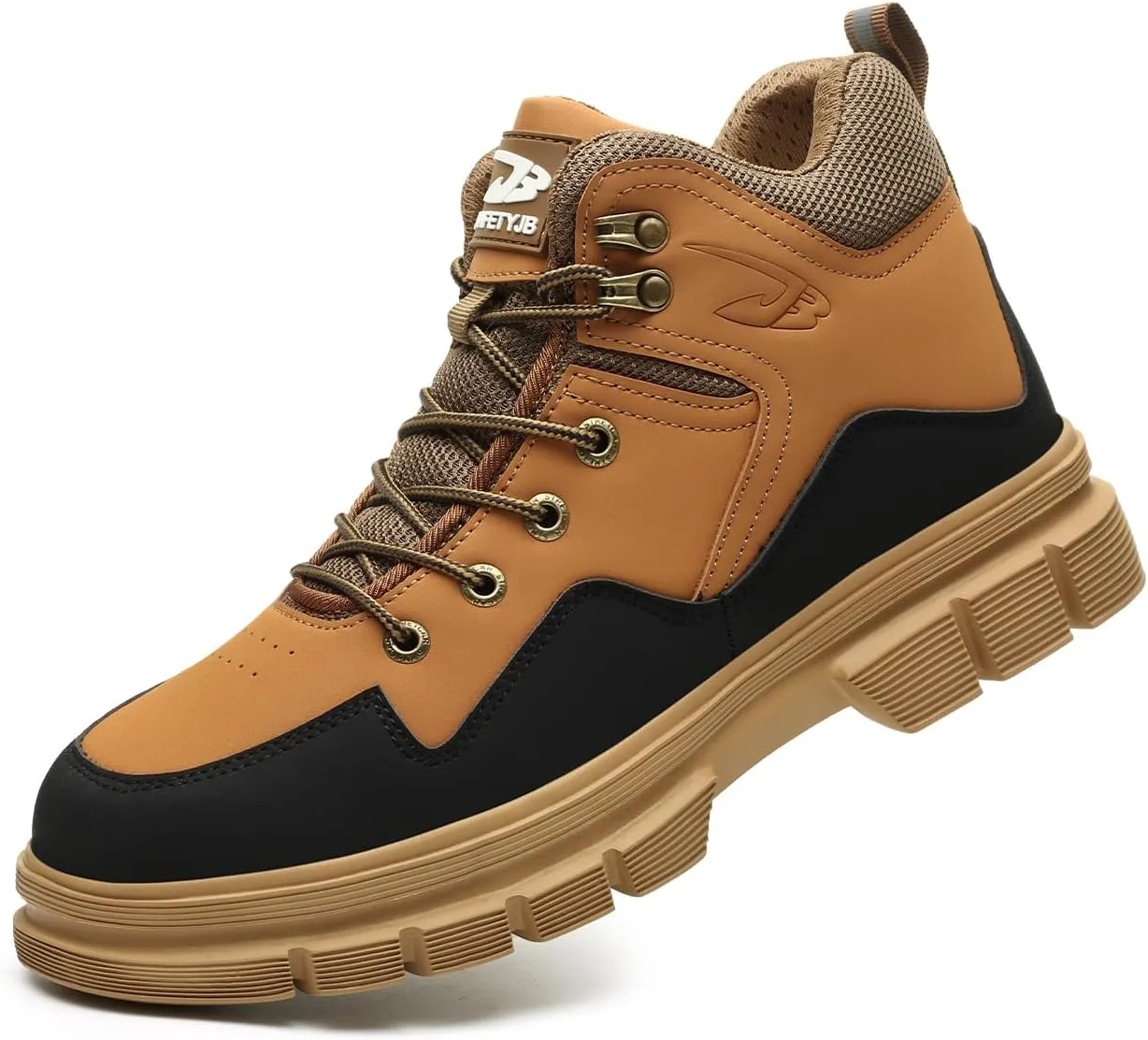 Steel Toe Boots for Men Women Safety Boots Indestructible Composite Toe Boots Lightweight Construction Steel Toe Shoes