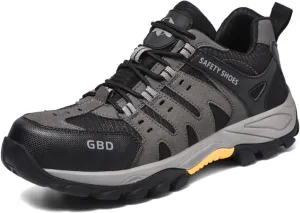 Steel Toe Shoes for Men Lightweight Puncture Proof Slip Resistant Composite Toe Safety Work Shoes for Industrial Construction