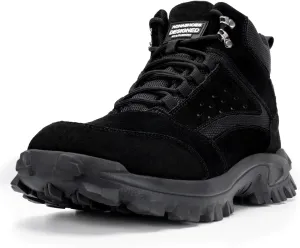 Steel Toe Work Boots for Men Women Slip-on Chelsea Boots, Men's Industrial Construction Shoes, Waterproof, Lightweight, Comfortable, Non-slip Safety Boots
