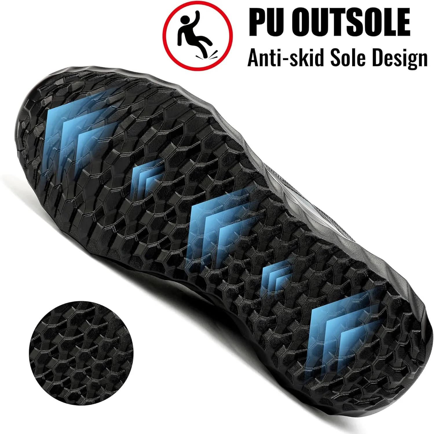 STEEL V's Men & Women Steel-Toe Work Shoes, Composite Toe, Lightweight, Breathable, Durable, Slip-Resistant, Arch Support, Oder Selector, Industrial Athlete, Zapatos de Seguridad para Hombres y Mujer