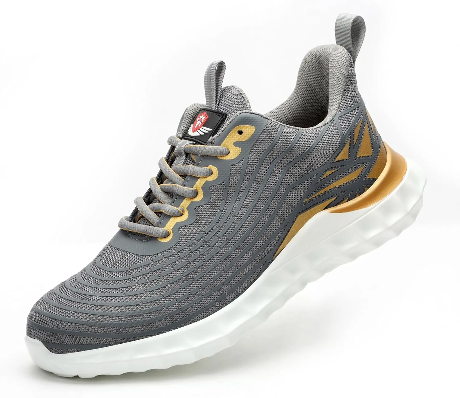 STEEL V's Men & Women Steel-Toe Work Shoes, Composite Toe, Lightweight, Breathable, Durable, Slip-Resistant, Arch Support, Oder Selector, Industrial Athlete, Zapatos de Seguridad para Hombres y Mujer