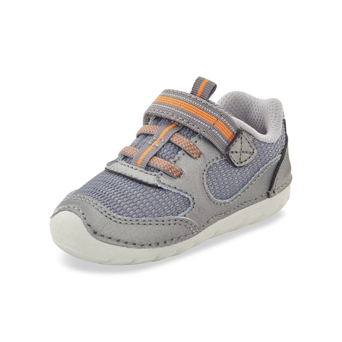Stride Rite SM Turbo | Grey Little Kids Sneakers