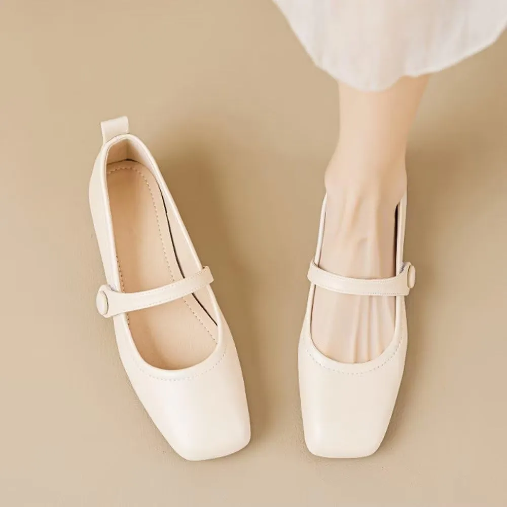 Stunner Women's Chunky Low Block Heel Dress Shoes Mary Janes Heels for Women Comfortable Closed Toe Work Pumps