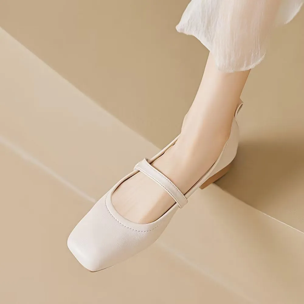 Stunner Women's Chunky Low Block Heel Dress Shoes Mary Janes Heels for Women Comfortable Closed Toe Work Pumps