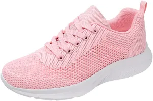 Tennis Shoes Womens Lightweight Comfortable Lace up Mens Tennis Shoes Athletic Casual Shoes Trendy Platform Sneakers White Tennis Shoe Trainers Shoe