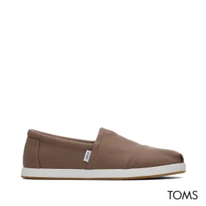 TOMS Men Alp Fwd Taupe Grey Recycled Cotton Canvas Shoes