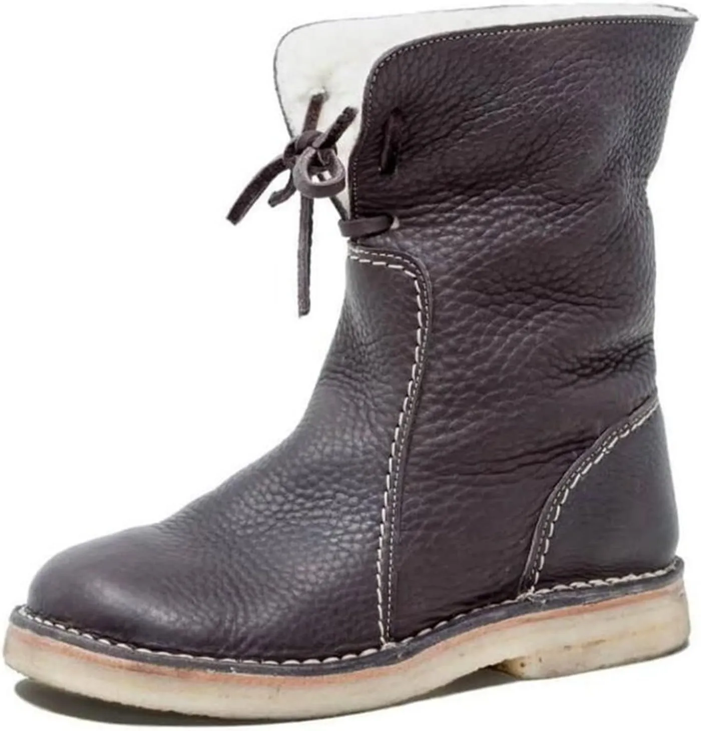 Winter Boots For Women 2024 Snow Boots Faux Fur Lining Classic Anti-Slip Warm Slip On Memory Foam Ankle Booties