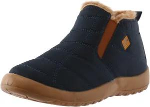 Winter Boots for Women Warm Fur Lined Ankle Booties Waterproof Shoes Slip On Walking Lightweight Outdoor Booties