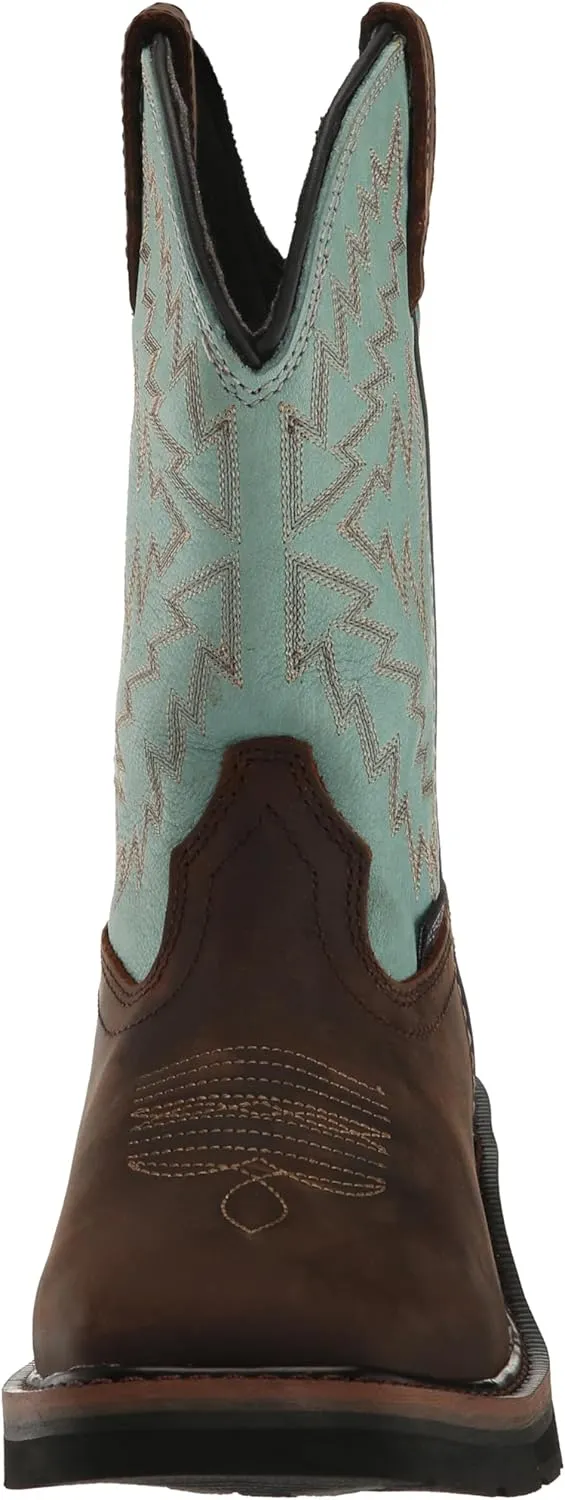 Wolverine Women's Rancher Arrow Waterproof Stell Toe Wellington Construction Boot