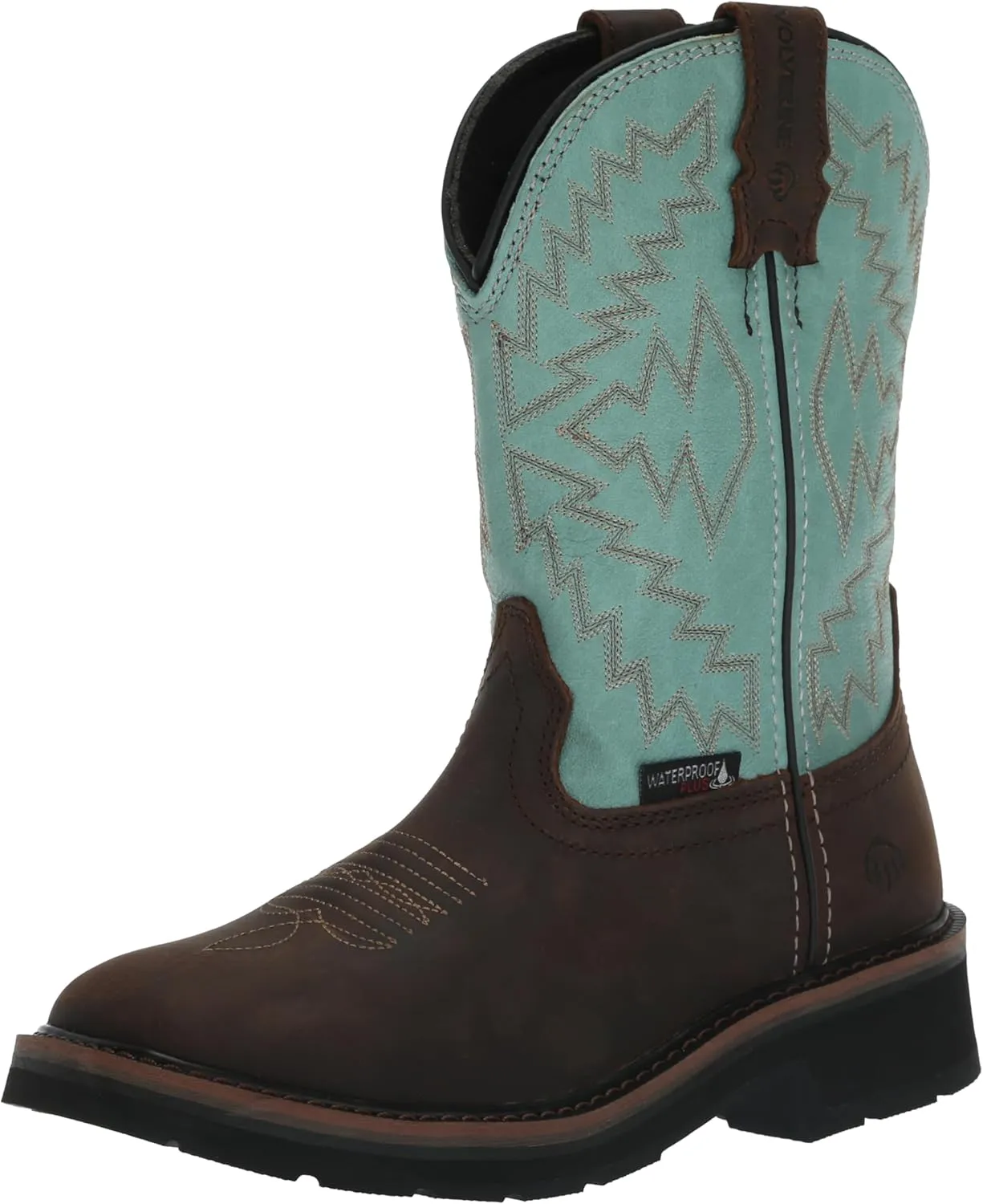 Wolverine Women's Rancher Arrow Waterproof Stell Toe Wellington Construction Boot